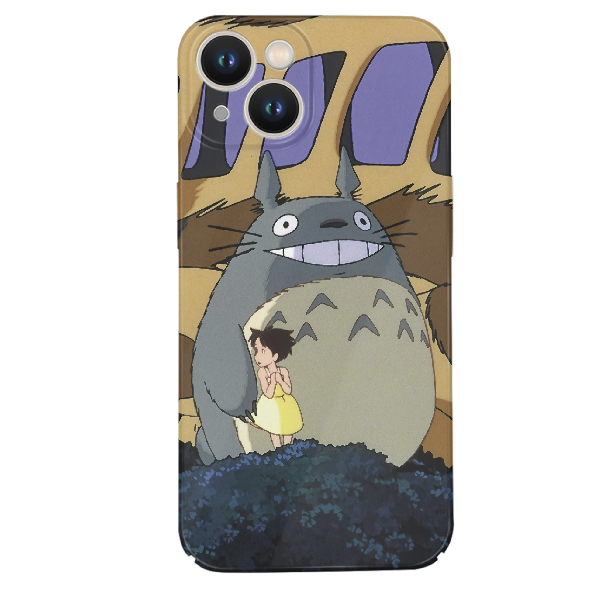 （画像用） となりのトトロ 草壁メイ 草壁サツキ My Neighbor Totoro Satsuki Kusakabe Mei Kusakabe 【iPhone 14シリーズ対応】ハードケース